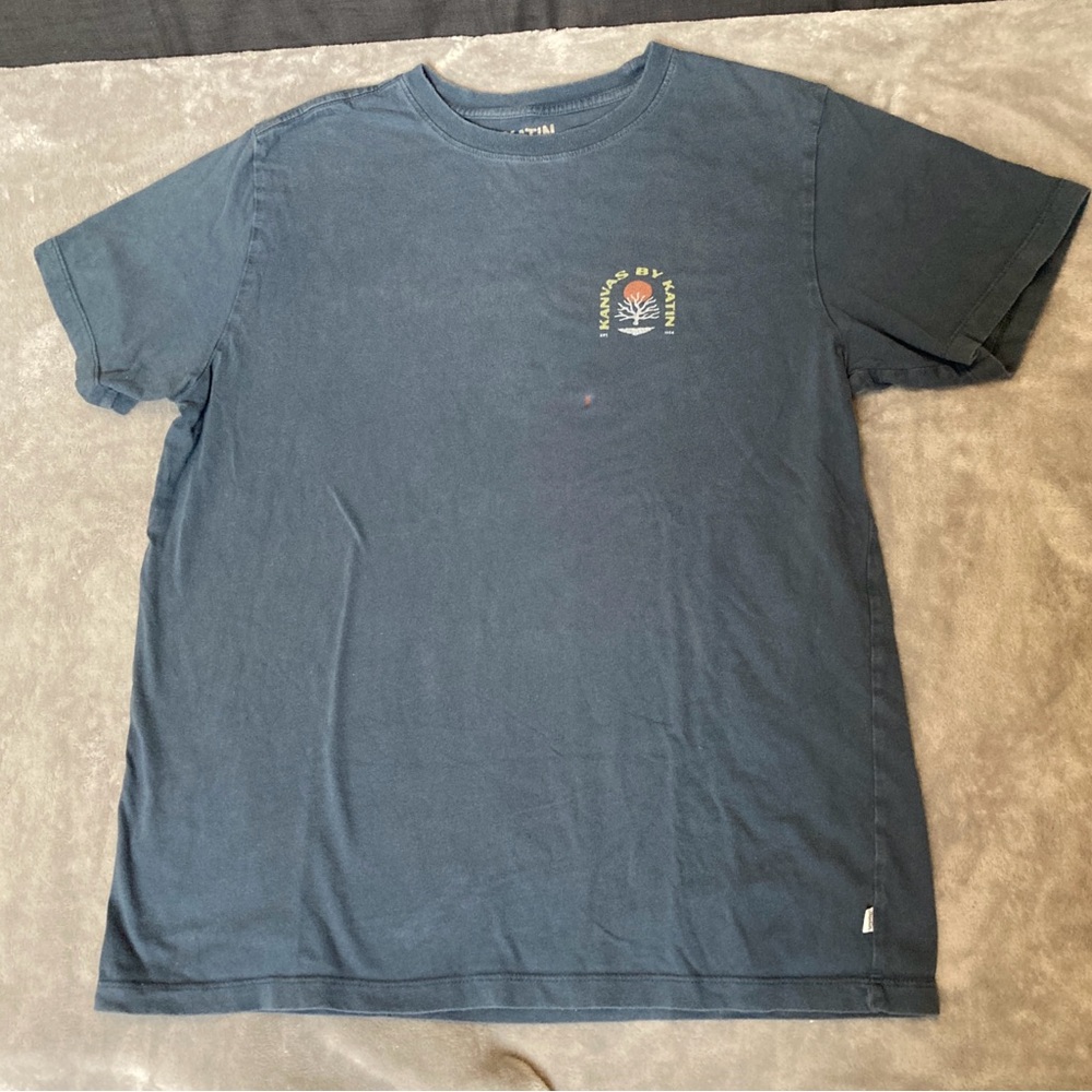 Katin “Kanvas by Katin”Blue Short Sleeve Tee | 100% Organic Cotton